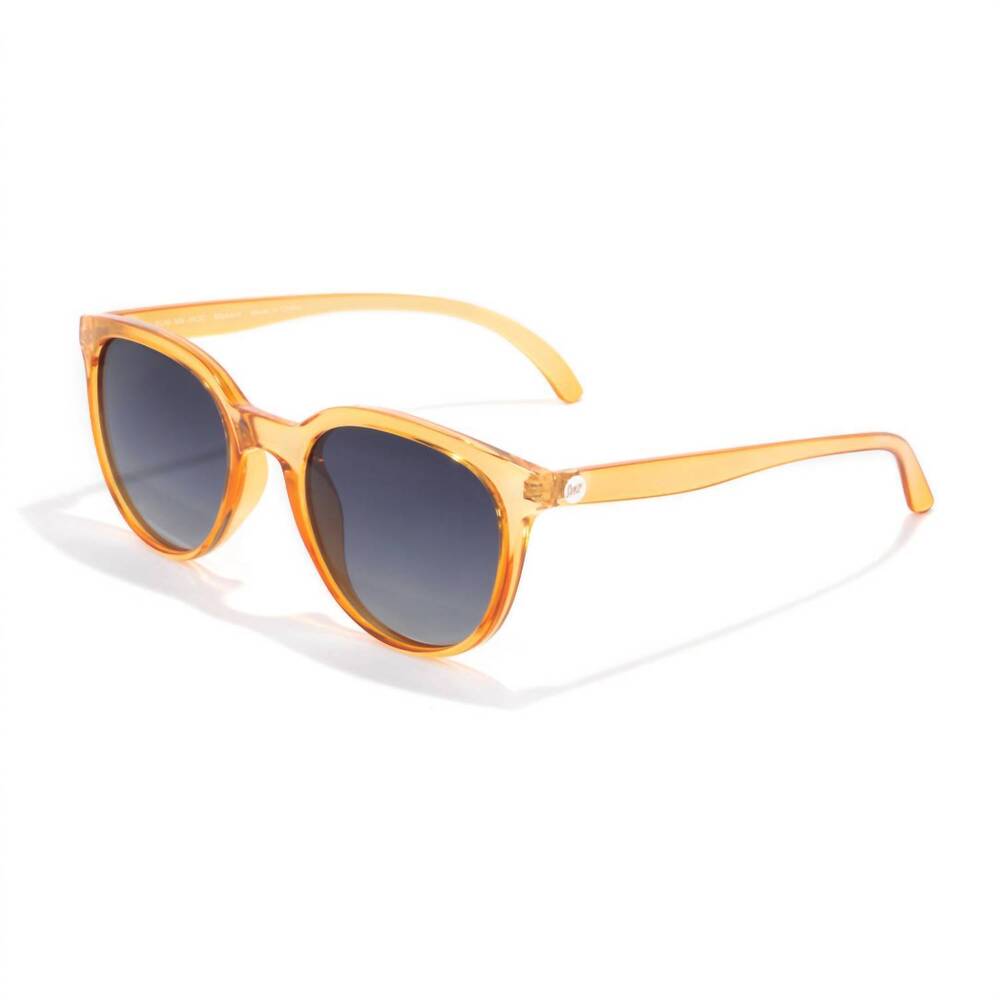 NEW SUNSKI women's makani round sunglasses in honey ocean